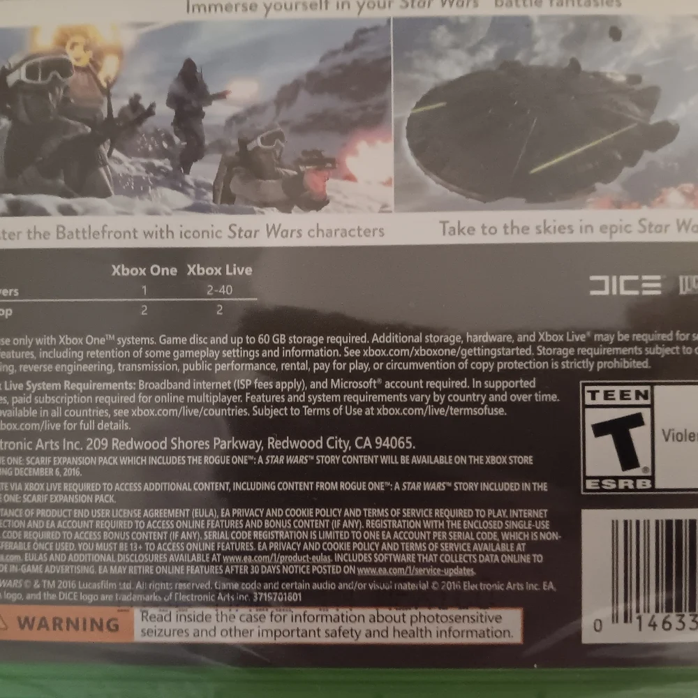 Star Wars: Battlefront - Ultimate Edition (Microsoft Xbox One, 2016)